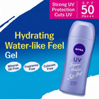 Nivea Sun Protect Super Water Gel 140g – Lightweight SPF50+ PA+++ Pump