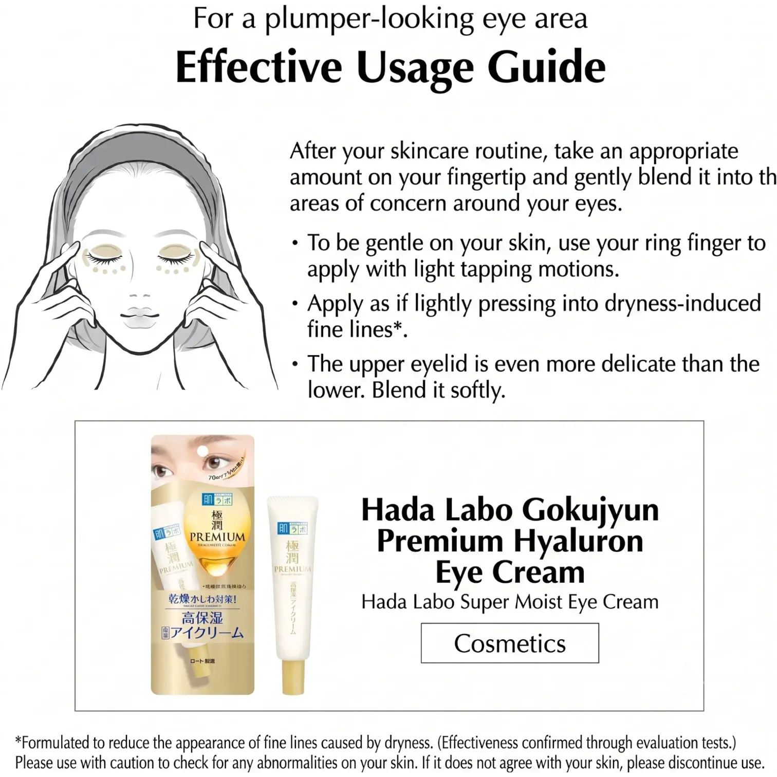 Hada Labo Gokujyun Premium Hyaluronic Eye Cream 20g