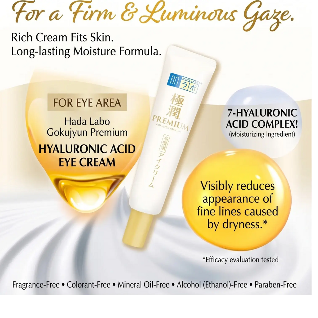 Hada Labo Gokujyun Premium Hyaluronic Eye Cream 20g