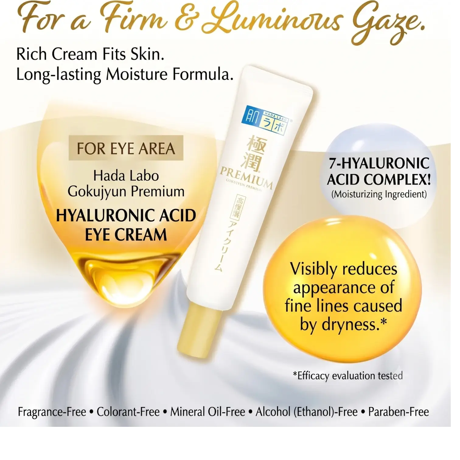 Hada Labo Gokujyun Premium Hyaluronic Eye Cream 20g