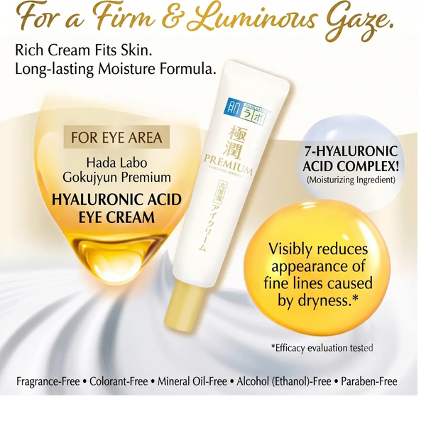 Hada Labo Gokujyun Premium Hyaluronic Eye Cream 20g