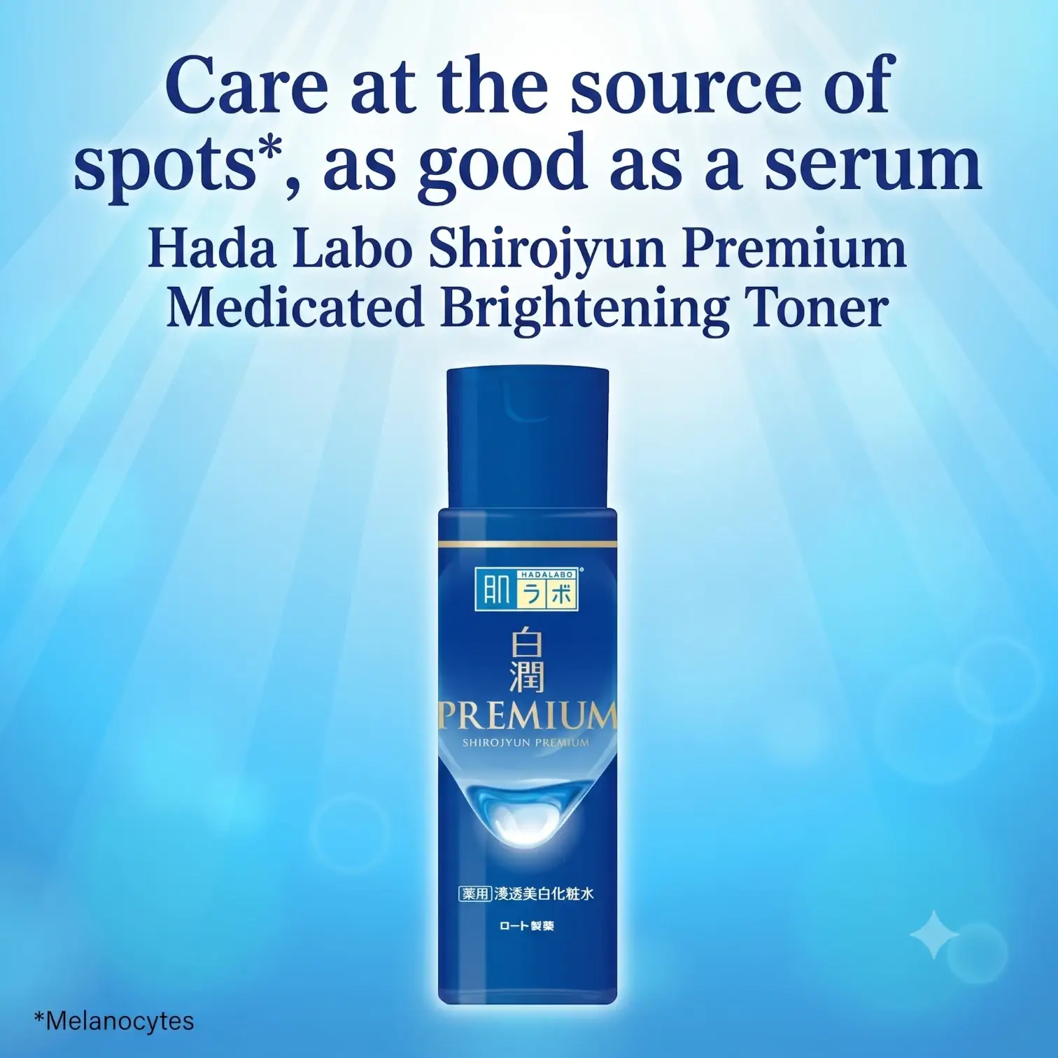 Hada Labo Shirojyun Premium Whitening Lotion 170ml – Medicated Brightening Toner