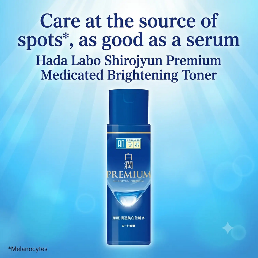 Hada Labo Shirojyun Premium Whitening Lotion 170ml – Medicated Brightening Toner