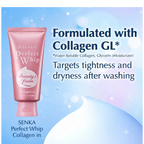 Shiseido Senka Perfect Whip Collagen In 120g – Firming Foam Cleanser