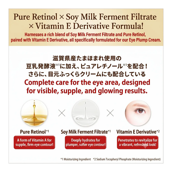Sana Nameraka Honpo Soy Milk Wrinkle Eye Cream N 20g – Retinol Eye Care