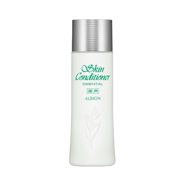 Albion Skin Conditioner Essential N medicated lotion with Job's Tears extract to calm sensitivity and promote clear bright skin, 110ml