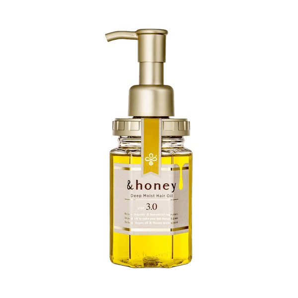 And Honey Deep Moist Japanese Hair Oil for ultra-smooth and hydrated hair finish