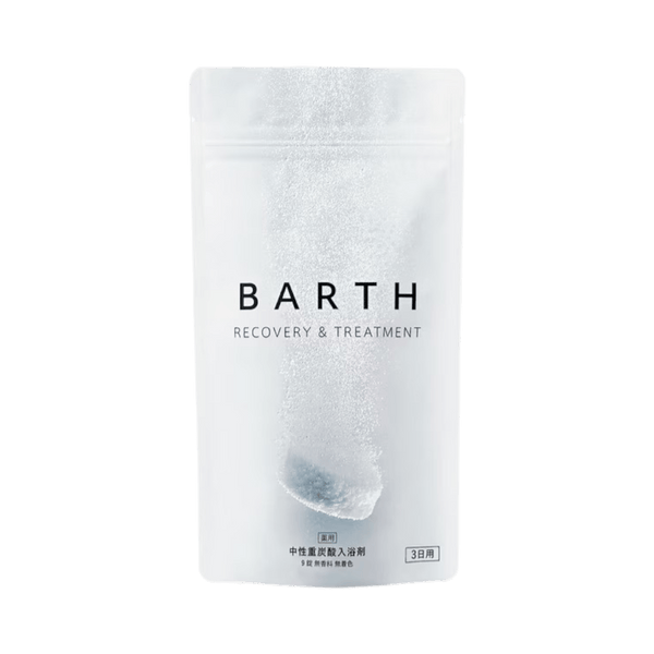 Recovery and carbonated soak from Barth Neutral Japanese Bath Tablets for sleep