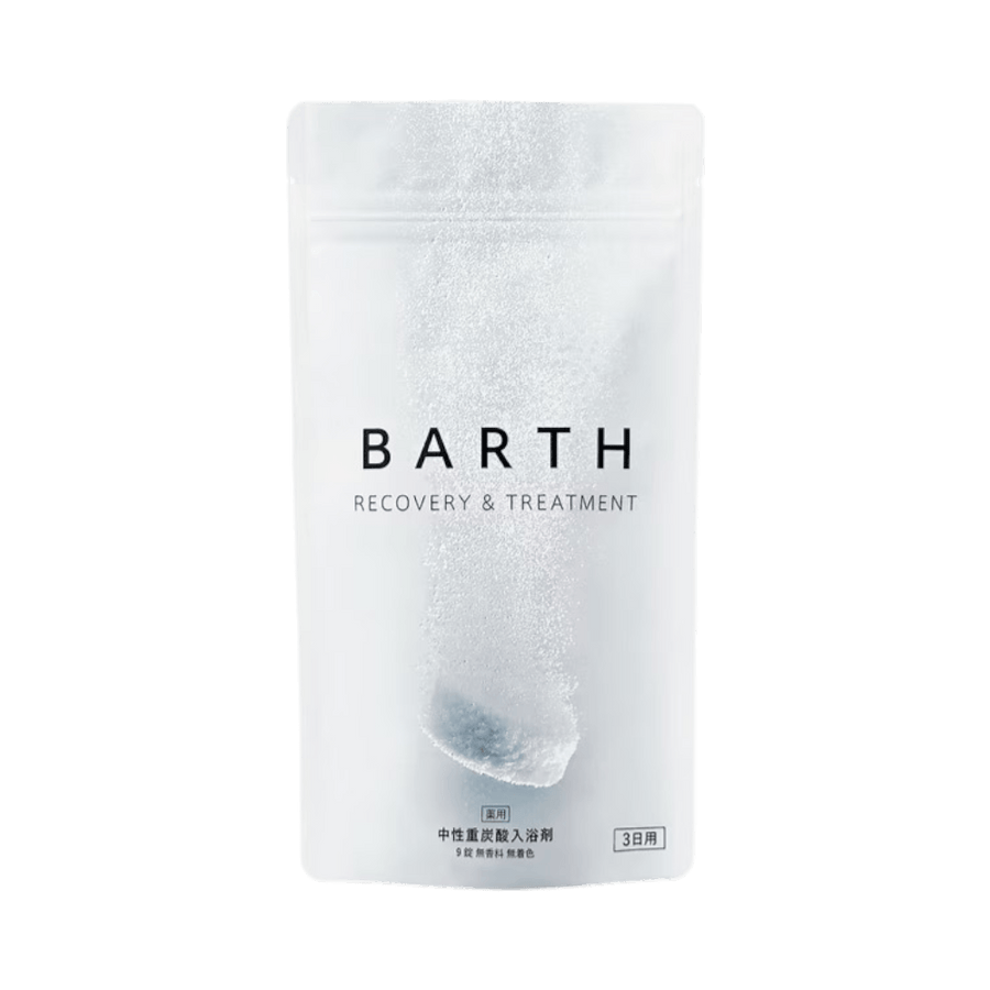 Recovery and carbonated soak from Barth Neutral Japanese Bath Tablets for sleep