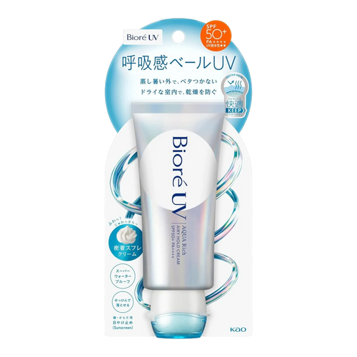 Biore UV Aqua Rich Airy Hold Cream 70g SPF50+ PA++++ authentic Japan Version sunscreen available in Pakistan
