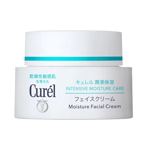Japanese ceramide face cream Curel Intensive Moisture for sensitive dry skin care