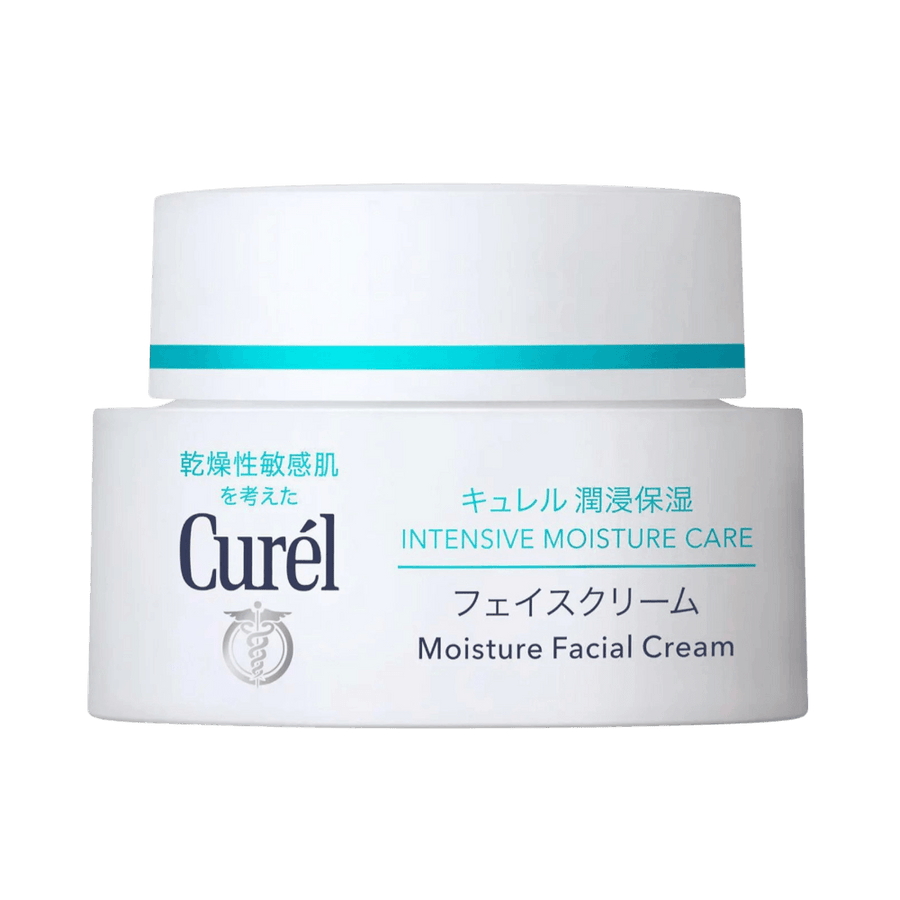 Japanese ceramide face cream Curel Intensive Moisture for sensitive dry skin care