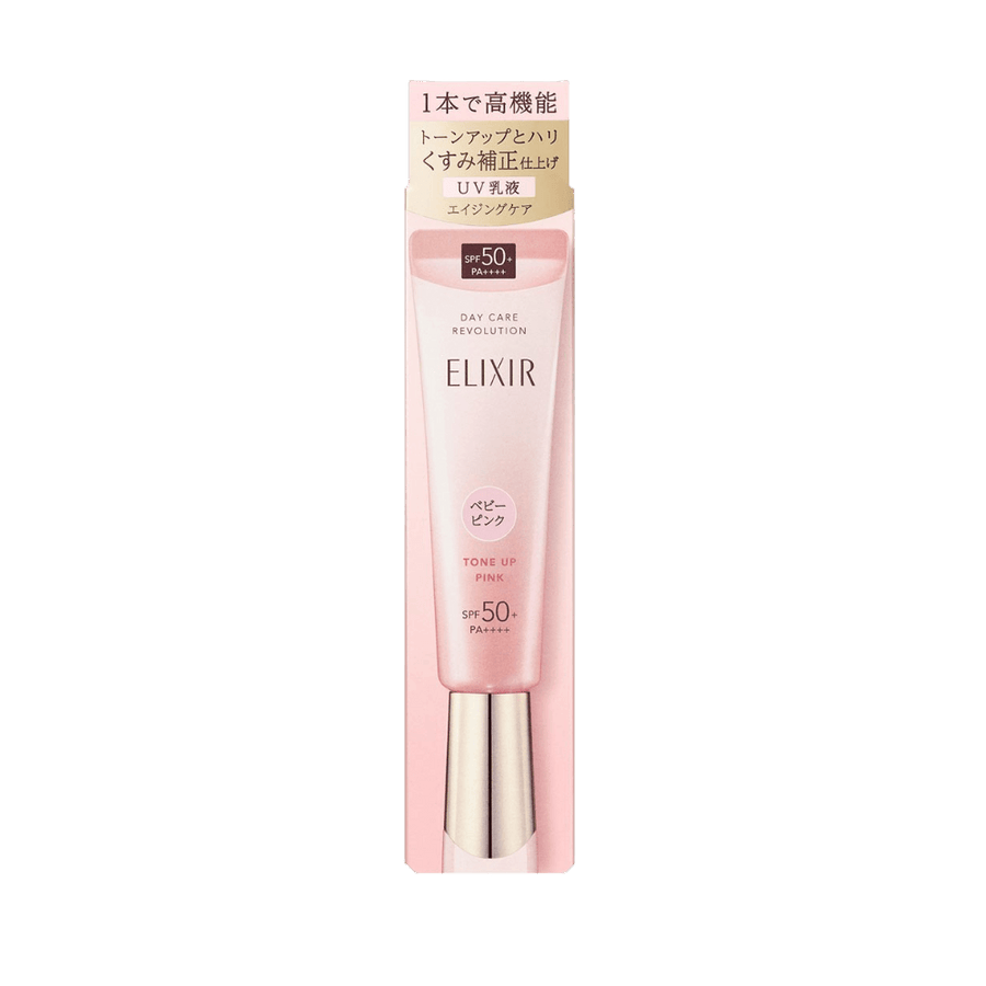 Elixir Day Care Revolution Tone Up Baby Pink 35g daytime emulsion for a naturally bright and firm complexion
