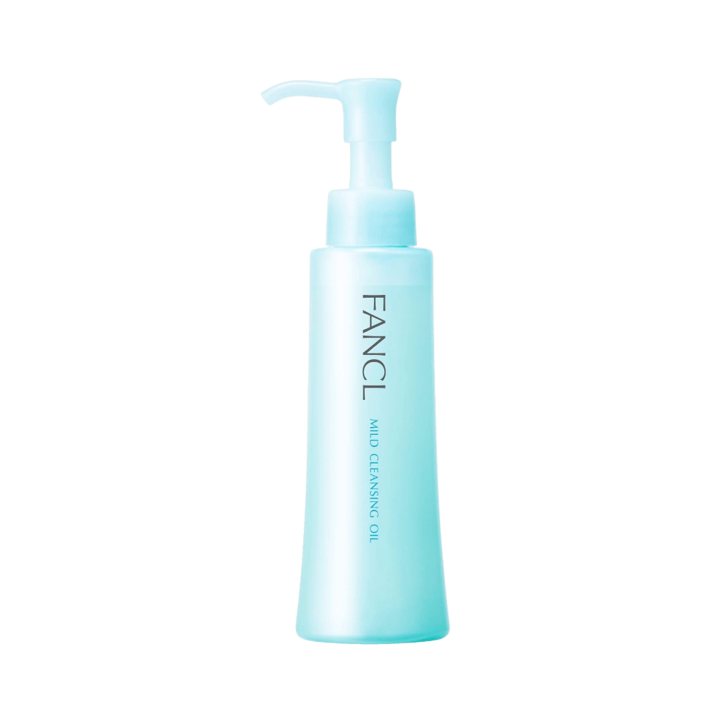 FANCL Mild Cleansing Oil hydrating makeup remover dissolving stubborn pores and brightening skin, 120ml bottle