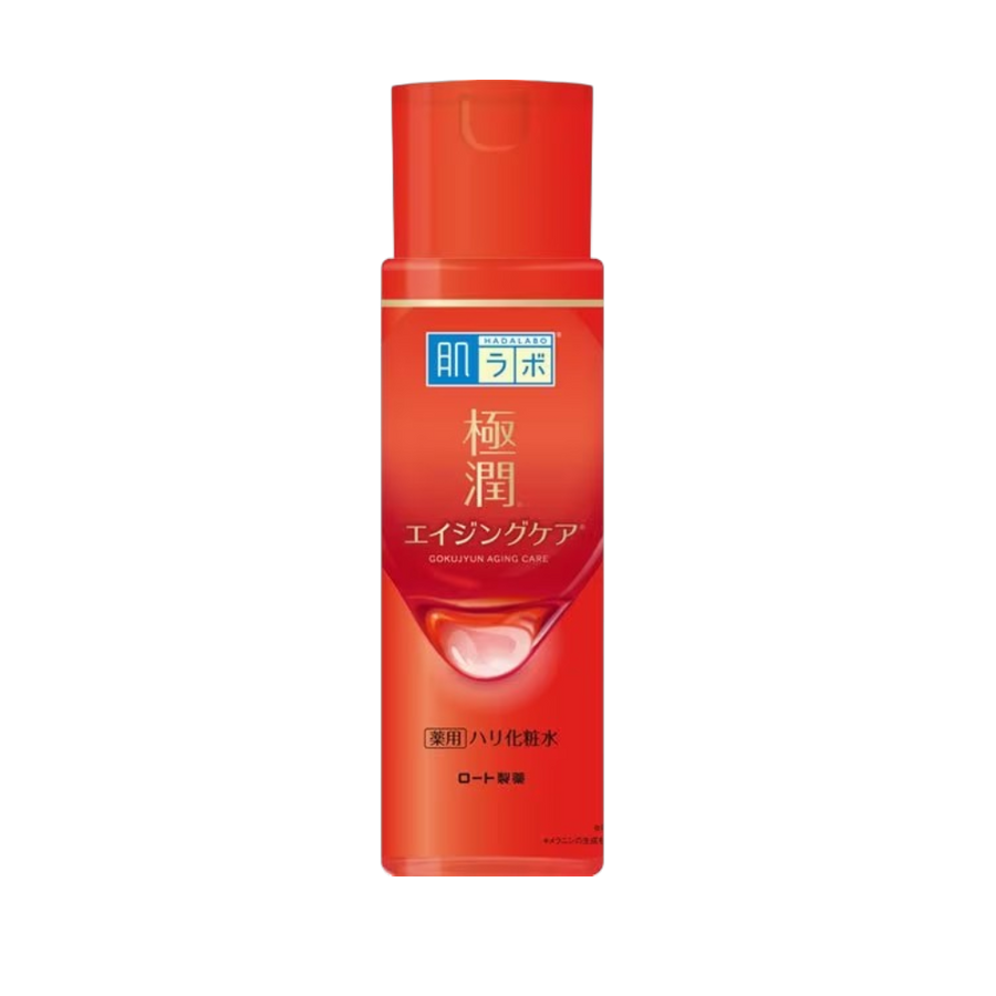 Hada Labo Gokujyun Aging Care Medicated Lotion 170ml Japanese anti-aging lotion for wrinkles and hydration in Pakistan
