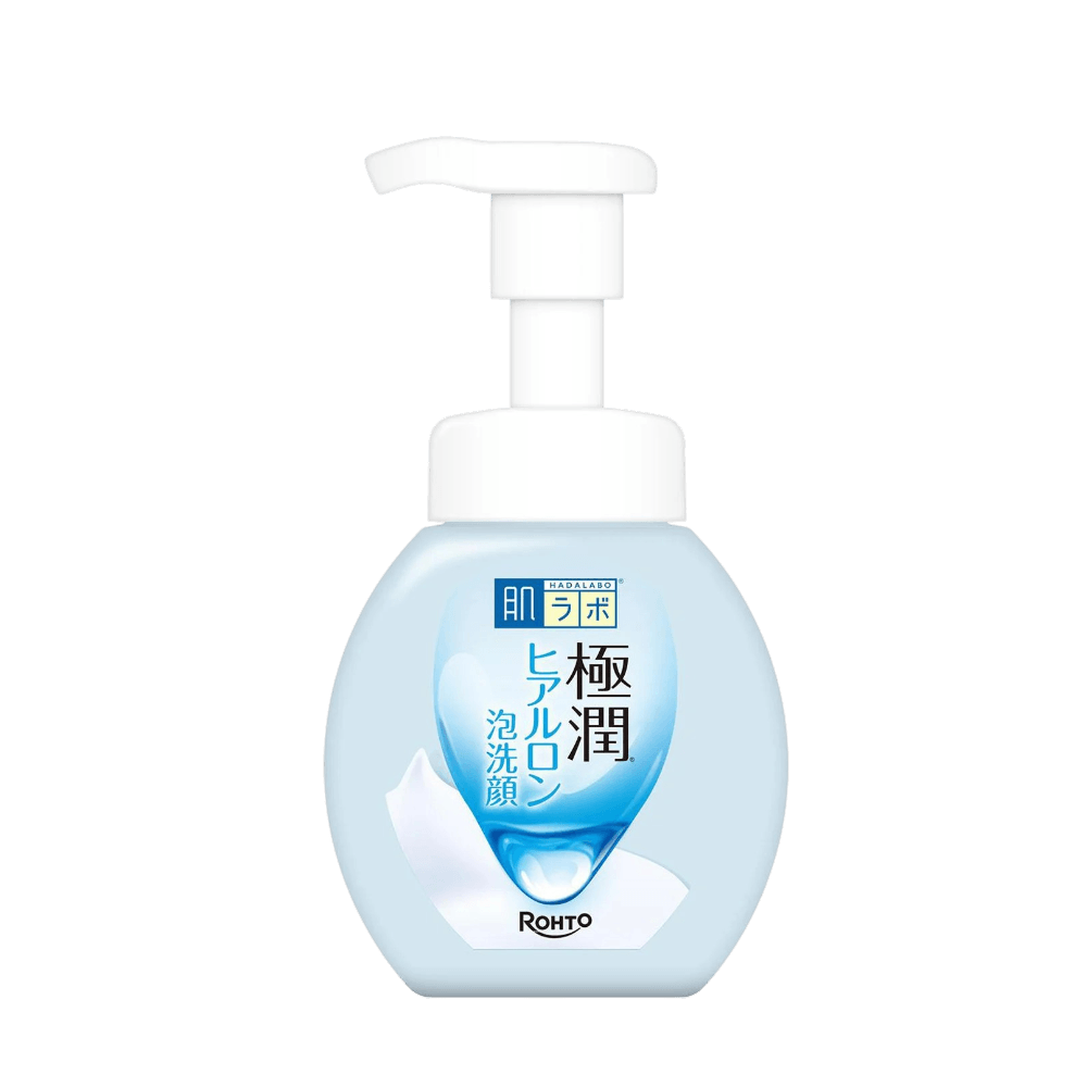 Hada Labo Gokujyun Hyaluronic Acid Foaming Cleanser 160ml Japanese facial cleanser for hydrated soft skin in Pakistan
