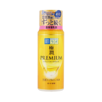 Hada Labo Gokujyun Premium Hyaluronic Milky Lotion ultra-hydrating emulsion to lock in moisture for plump bright skin, 140ml