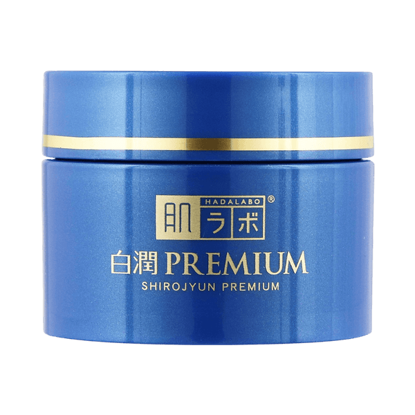 Hada Labo Shirojyun Premium Whitening Cream 50g Japanese brightening cream for dark spots and hydrated skin in Pakistan
