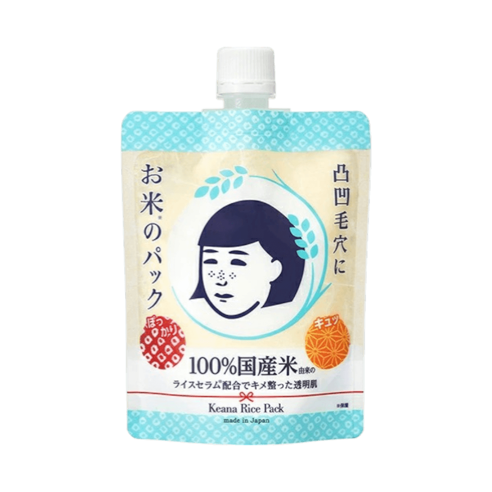 Japanese wash-off mask for blackheads and smooth skin: Keana Nadeshiko Rice Pack