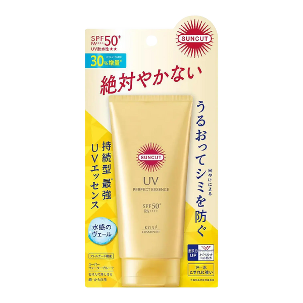 KOSE Cosmeport SUNCUT Perfect UV Essence N SPF50+ PA++++ 80g authentic Japan version lightweight sunscreen available in Pakistan