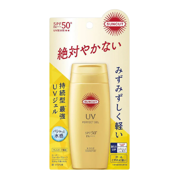 KOSE Cosmeport SUNCUT Perfect UV Gel N SPF50+ PA++++ 80g authentic Japan version lightweight sunscreen gel for face and body available in Pakistan
