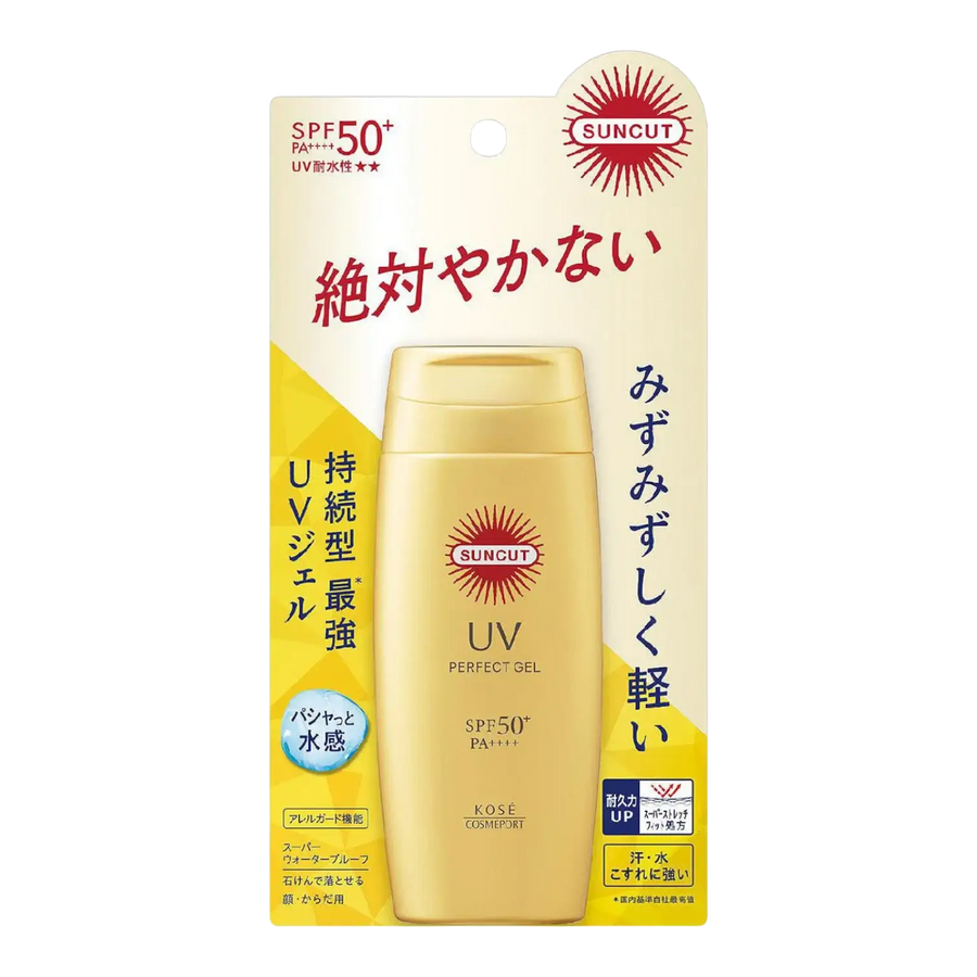 KOSE Cosmeport SUNCUT Perfect UV Gel N SPF50+ PA++++ 80g authentic Japan version lightweight sunscreen gel for face and body available in Pakistan