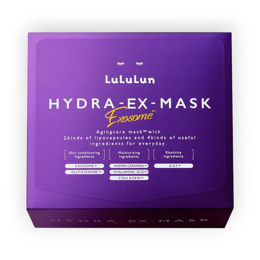 Lululun Hydra EX Mask 28 sheets daily skin maintenance for a firm and bright complexion