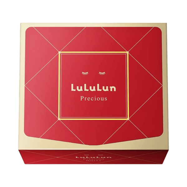 Lululun Precious Red Japanese Face Mask for anti-aging and deep barrier hydration