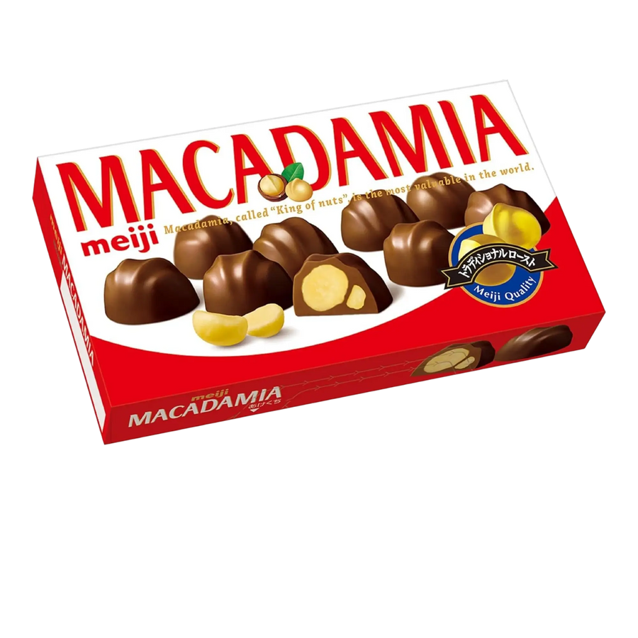 Meiji Macadamia Chocolate 9 Pieces authentic Japan Version premium Japanese chocolate available in Pakistan