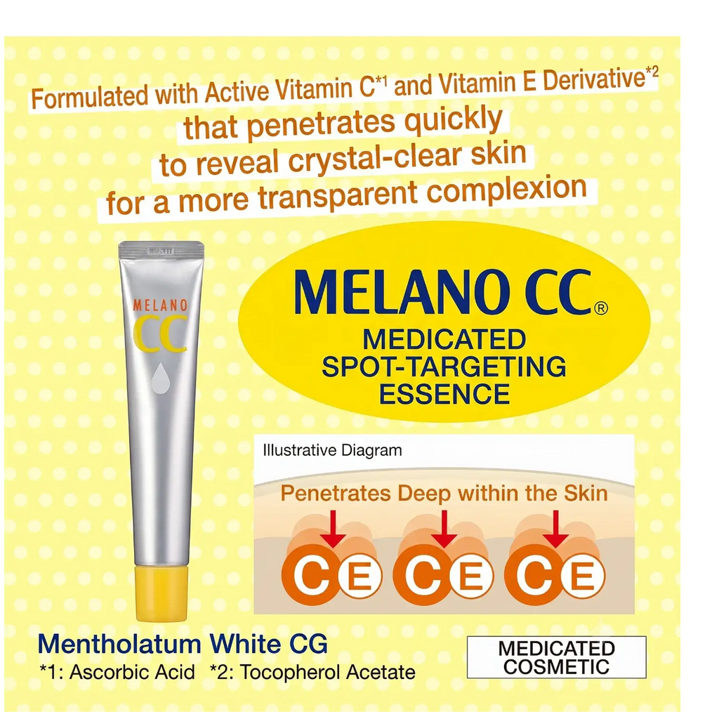 Melano CC Vitamin C Brightening Essence 20ml – Dark Spot Treatment