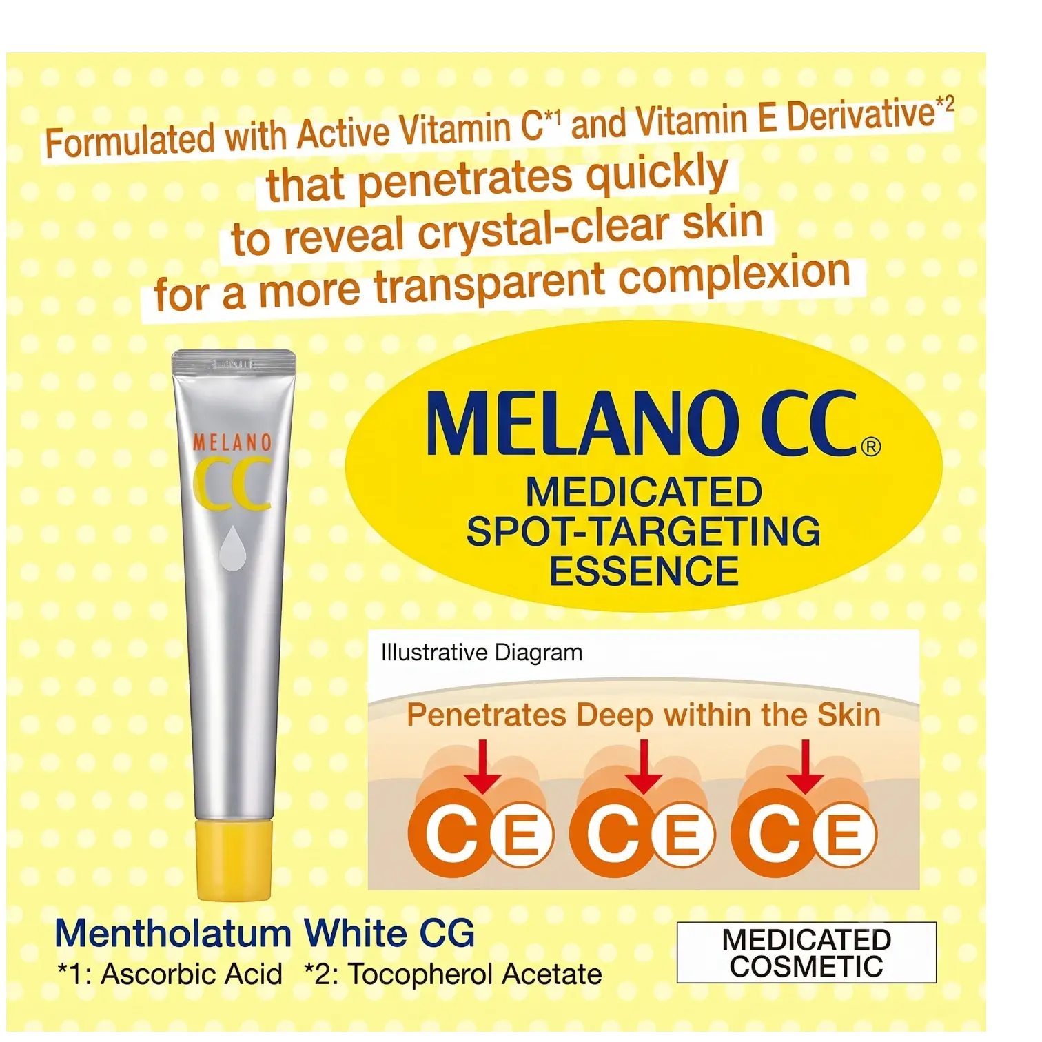 Melano CC Vitamin C Brightening Essence 20ml – Dark Spot Treatment