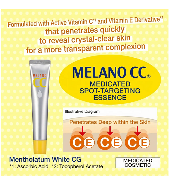 Melano CC Vitamin C Brightening Essence 20ml – Dark Spot Treatment