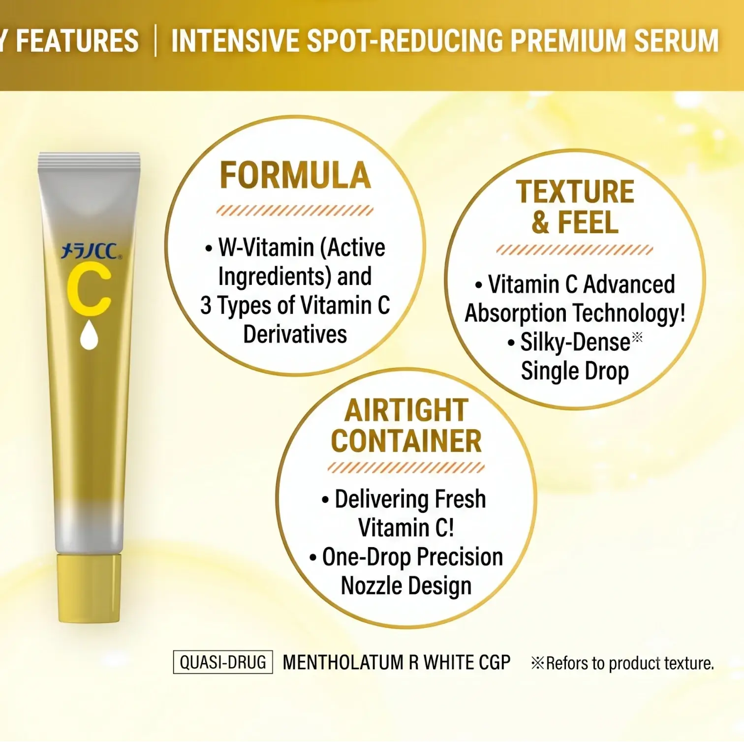 Melano CC Premium Vitamin C Essence 20ml – Concentrated Spot Care