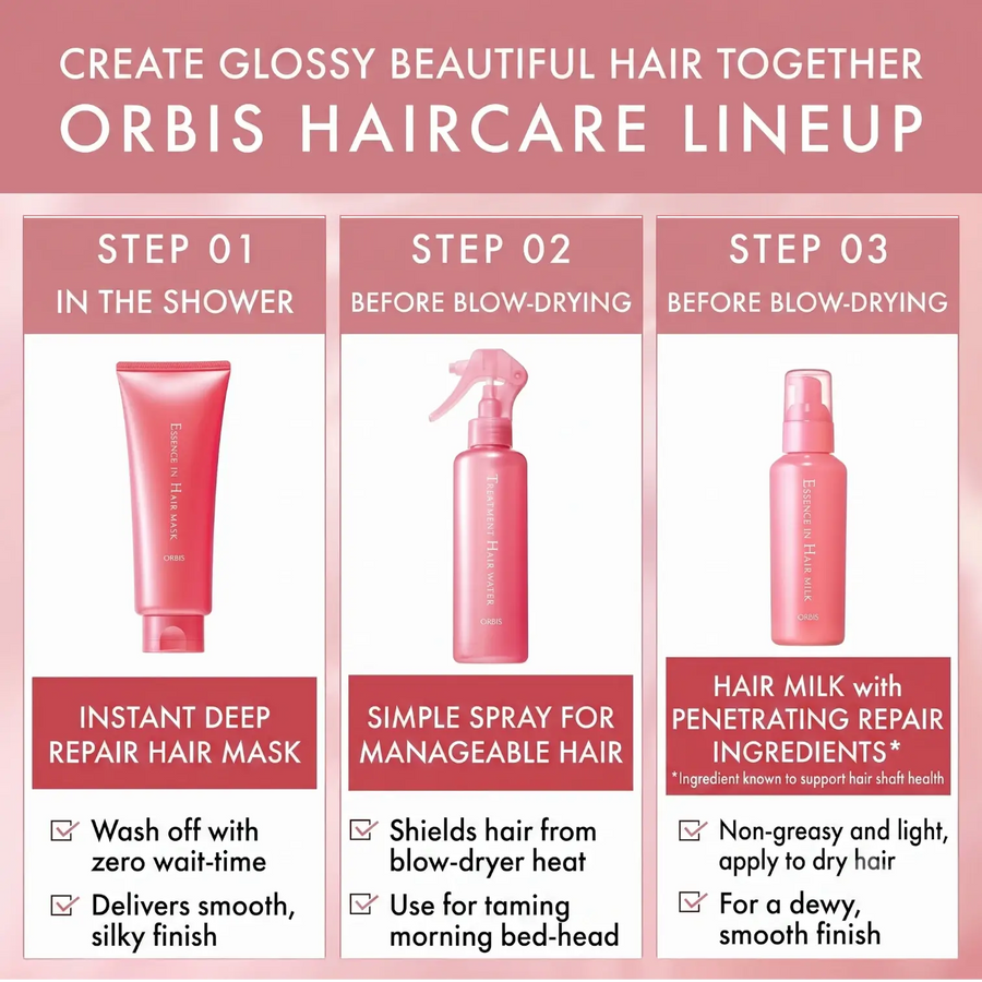 Orbis Essence In Hair Milk 140g – Leave-In Repairing Treatment