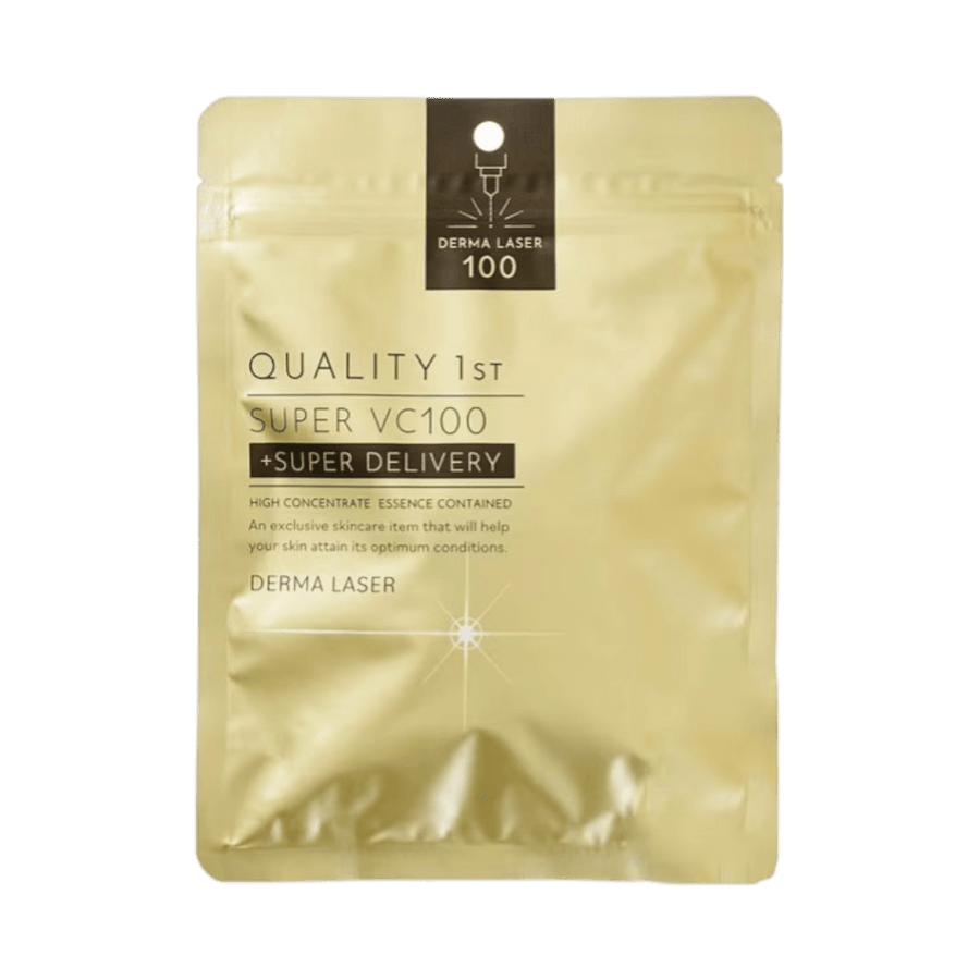 Intensive pore brightening with Derma Laser VC100 Japanese Sheet Mask (Vitamin C)