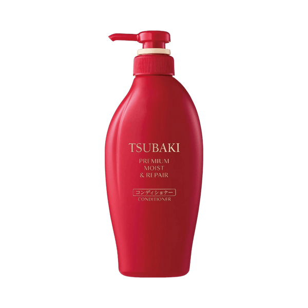 Smooth shiny hair control with Shiseido Tsubaki Premium Moist Japanese Conditioner