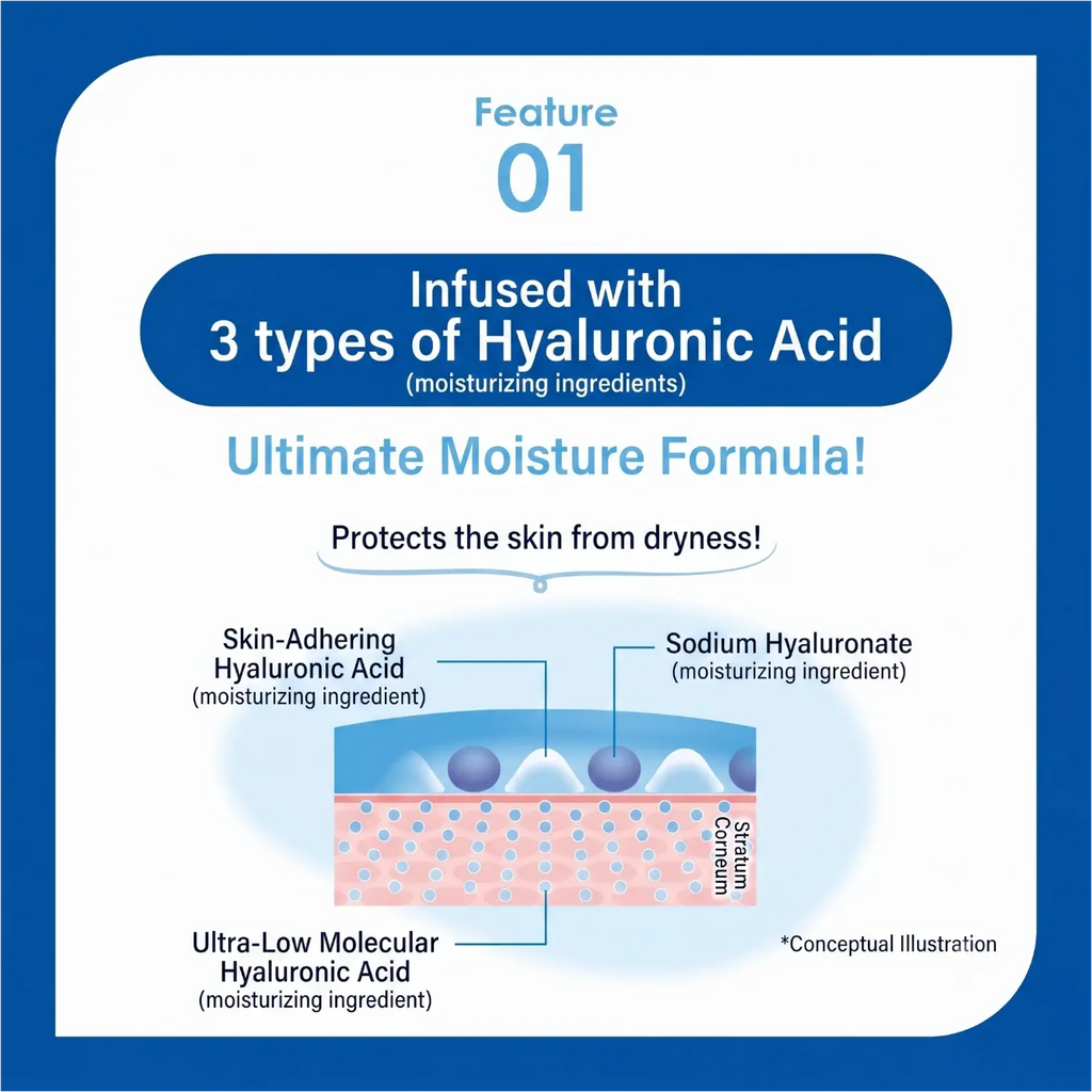 Skin Aqua Super Moisture UV Gel 110g infused with 3 types of hyaluronic acid sodium hyaluronate skin-adhering and ultra-low molecular for ultimate moisture formula in Pakistan