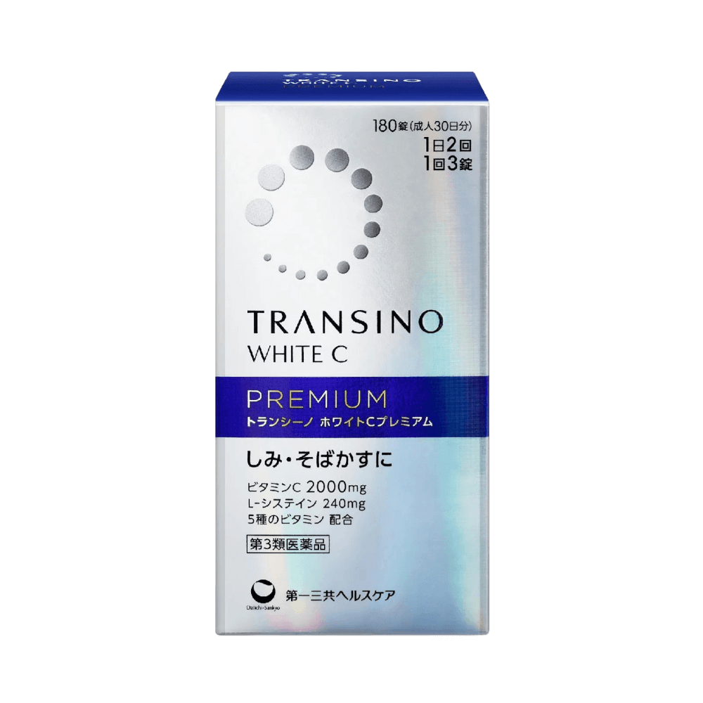 Transino White C Premium Japanese Supplement with Vitamin C for dark spot relief
