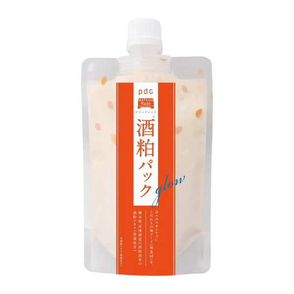 Wafood Made Sake Lees Glow Face Mask 170g authentic Japan Version Japanese wash-off face mask available in Pakistan
