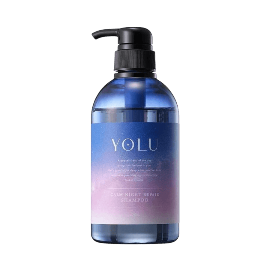 YOLU Calm Night Repair Japanese Shampoo for intensive overnight hair care and hydration